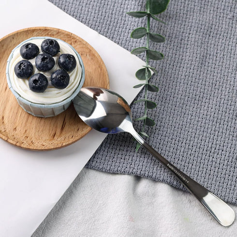 HANSGO 12PCS Dinner Spoons Set, Stainless Steel Coffee Spoons Tea Spoons Silverware for Home Kitchen Restaurant Dishwasher Safe...