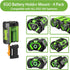 4 Pack for EGO Battery Holder | EGO Battery Mount | EGO Accessories | Ego Holder | 56V Ego Battery Holder Wall Mount | EGO 56V Battery Under Shelf...