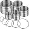 FANDAMEI Metal O Ring?50 Pcs Silver Multi Purpose Metal O Ring for Macrame, Camping, Dog Leashes, Hardware, Bags and More Craft Project - 16mm, 21...