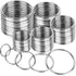 FANDAMEI Metal O Ring?50 Pcs Silver Multi Purpose Metal O Ring for Macrame, Camping, Dog Leashes, Hardware, Bags and More Craft Project - 16mm, 21...