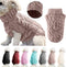 Pet Dog Turtleneck Knitting Sweater Coat Winter Warmer Thickening Pullover Knitwear Crochet Coat Clothes for Small Medium Large Dog Puppy Cat (L, ...