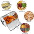 Air Fryer Oven Basket,360 Degree Heating Rotating Design Oven Cages Rotisserie Basket for Baking Nuts, Coffee Beans, Peanut or BBQ Roaster Tool,7....