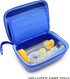 CASEMATIX Blue Travel Case Bag Compatible with Asthma Inhaler, Masks, Spacer Chamber - CASE ONLY, Spacer NOT Included...