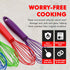 Chef Craft Premium Silicone Wire Cooking Whisk, 10.5 inch, Green...