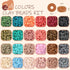 TEXGIZRLY Clay Bead Bracelet Kit, Friendship Bracelet Making Kit for Girls, 24 Colors Clay Beads for Bracelets Making, Beads for Jewelry Making Ki...