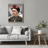 Posterizer 1 pcs- Frida Kahlo inspied art in the snow-Famous Figures Art Collection-Floral Botanical Art- Living Room Bedroom Decor- unframed wall...