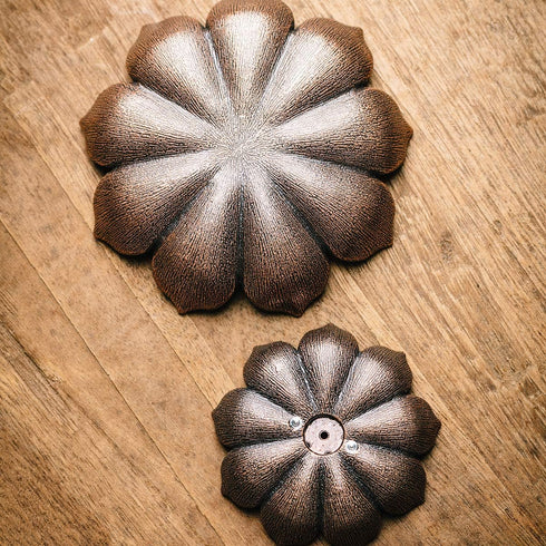 2 Pack Incense Burner, Incense Holder for Sticks, Brass Lotus Incense Stick Holder...