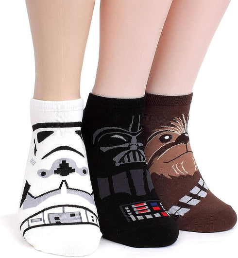 Star Wars Socks Collection, 4 Pairs, Low-Cut, One Size Fits All...