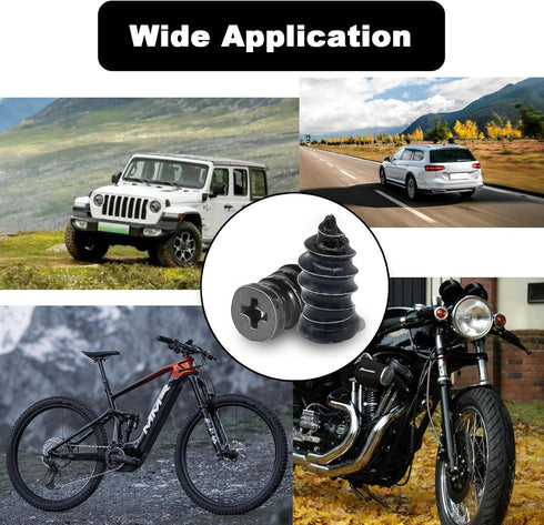 40 PCS Tire Repair Rubber Nail, Rubber Screw Tire Plugs Self-Service Vacuum Tire Repair Nail Kit Tires Quick Puncture Repair Tools or Car, Truck, ...