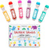 Washable Glitter Dot Markers, 6 Pack For Kids, Preschool Children Arts Crafts Supplies Kit, Kindergarten Toddler Art Activities Gift Set, Holiday ...