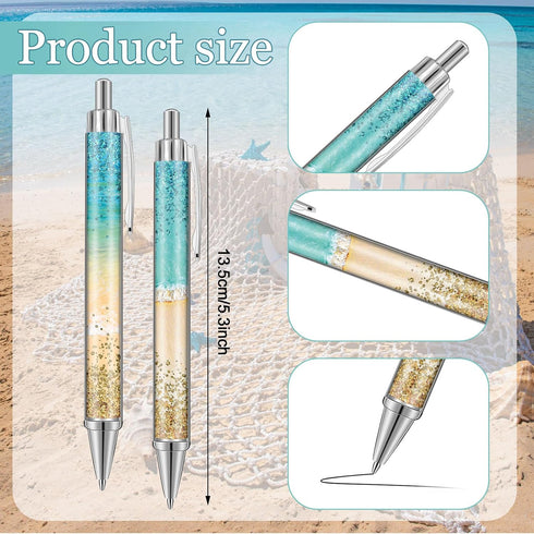 24 Pcs Glitter Ballpoint Pens Teachers Appreciation Pen Gift Set Cute Ballpoint Teacher Pens Best Teaching Gift for Teacher Office Supply Christma...