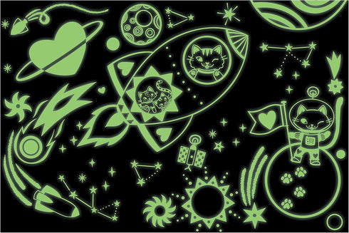 Mudpuppy Cosmic Dreams 100 Piece Glow in The Dark Puzzle...