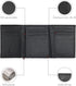 ESTALON Leather Trifold Wallet For Men with RFID Blocking - Men's Trifold Wallet with 9 Credit Card Slots 2 ID Window - Gifts For Men, Him (Black ...