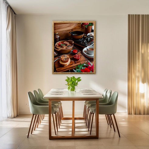 Posterizer 1 pcs-cute Valentine's day dinner for couples-Romantic Art-Holiday Poster Collection-Gift for Couples boyfriend girlfriend Husband Wife...