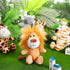 12 Pieces Mini Stuffed Forest Animals Jungle Animal Plush Toys in 4.8 Inch Cute Plush Elephant Lion Giraffe Tiger Plush for Animal Themed Parties ...
