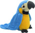 Talking Parrot Repeats What You Say Talking Bird Plush Animal Toy Electronic Plush Parrot for Boy and Girl Gift,4.3 x 8.7 inches(Blue)...