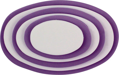PME Oval Cutters, for Cake Decorating, Set of 6, White...
