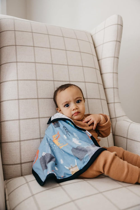 Copper Pearl Baby Security Blanket Set of 2 - Portable Size for Self-Soothing On-The-Go, Ideal Baby Blankets for Boys and Girls, Ultra-Soft, and G...