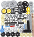 116pcs Technic-Parts Gears-Axle-Pin-Connector Compatible with Lego-Technic, Wheels Link Chain Gear Rack Steering Wheel Technic Bush Hook Tow Ball ...
