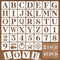 2 Inch Letter Stencils and Numbers, 40 Pcs Alphabet Drawing Templates, Reusable Plastic Art Craft Stencils for Painting on Wood, Wall, Fabric, Roc...