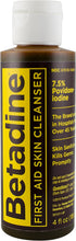 Betadine Skin Cleanser, 4 Ounces, Antiseptic Hand Wash...
