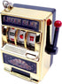 Mini Slot Machine Toy, Funny Lucky Slot Machine Bank with Spinning Reel and Keychain, Nice as Creative Festival Present Birthday Cake Decoration...