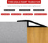 3.4ft Floor & Carpet Threshold Transition Strip, Overlap Edge Reducer,Edging Trim for Doorway Flooring Mats and Tiles,Beveled Edge Ramp Edge Guard...