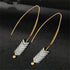 MengPa Boho Drop Earrings for Women Trendy Bohemian Dangle Earring Set Unique Arrow Fashion Jewelry Gold&Silver&Green 4577ABC...