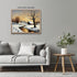 Posterizer 1 pcs-old farm house in snowy winter nature-in oil painting style-4-Landscape & Nature Art-Living Room Bedroom Decor- unframed wall art...