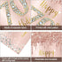 70th Birthday Door Banner Decorations for Women, Pink Rose Gold Happy 70th Birthday Door Cover Backdrop Party Supplies, Large Seventy Year Old Bir...
