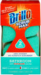 Brillo Scrub Max Heat Activated Sponges, Strong & Long Lasting, Innovative Technology, 2 Count (2 Count (Pack of 1), Bathroom)...