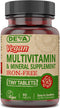 DEVA Vegan Iron-Free Multivitamin & Mineral Supplement, Vitamin C, D2, E & B-Complex, Biotin, 90 Tiny Tablets...