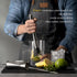 Homestia 10" Stainless Steel Muddler for Cocktails Drink Muddler, 12" Cocktail Spoon, 1 oz 2 oz Double Jigger, Basic 3 PCS Cocktail Set Mixing Too...