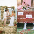Attmu 3200 Pcs Artificial Rose Petals Valentines Day Decorations for The Home, Fake Rose Flower Petals for Wedding, Party (Ivory)...