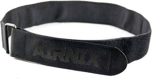4pc 36" x 2" (31” useable) Nylon Webbing Hook and Loop Cinch Straps with Metal Buckle, Reusable Fastening, Securing, Cable Straps...