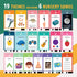 Talking Flash Cards for Kids – Educational Flashcards Reader with 294 Words and 6 Nursery Songs – Fun Sensory Learning Activities with Alphabet, A...