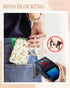 Bistup Credit Card Holder for Women Cute Small for Ladies Teen Girls Female Rfid Leather Cardholder Wallets with Keychain Accordion Organizer Purs...