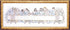 Tobin Last Supper, 9'' x 24'' Stamped Counted Cross Stitch Kit, Multicolour...