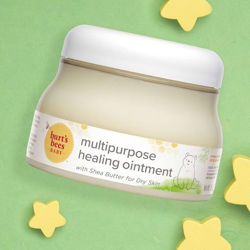 Burt's Bees Baby 100% Natural Multipurpose Healing Ointment, Face & Body Baby Ointment – 7.5 Ounce Tub...
