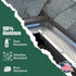 A-M Gutter Guard - Aluminum - Sample Pack - includes both 5" and 6" Width Samples (7" in length, Mill Finish)...