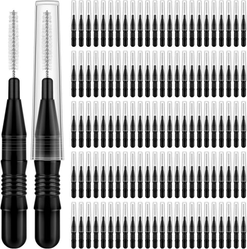 120 Pieces Braces Flossers for Cleaner Interdental Brushes Between Teeth, Toothpick Dental Tooth Flossing with Soft Bristles 360° Bendable Oral De...