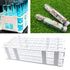 Plastic Test Tube Rack 2 Pack White 40 Holes Lab Test Tube Rack Holder for 21mm and Below The Test Tubes, Detachable, White...