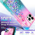NGB Designed for iPhone 11 Pro-Max Case, Pink/Aqua | Glitter Liquid Sparkle Cute Cover for Women Girls Kids | with Tempered Glass Screen Protector...