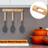 Silicone Cooking Spoons Set of 3, Nonstick Kitchen Solid Slotted Spoon Pasta Server for Cookware Serving Stirring, Heat Resistant Kitchen Utensils...