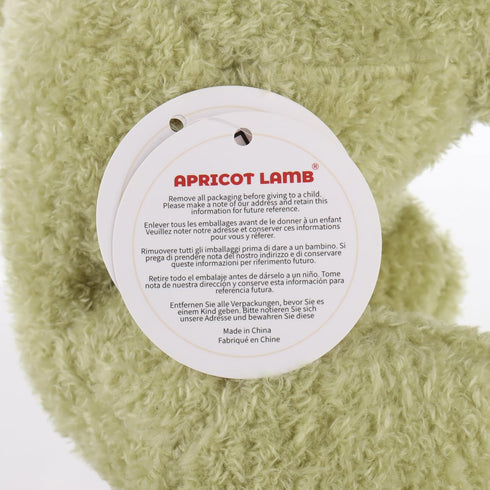 Apricot Lamb Toys Plush Velvet Frog Stuffed Animal Soft Cuddly Perfect for Child (Green Frog,8.5 Inches)...