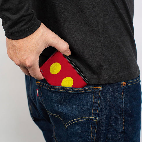 Buckle-Down Men's Bifold Wallet Mickey Mouse...