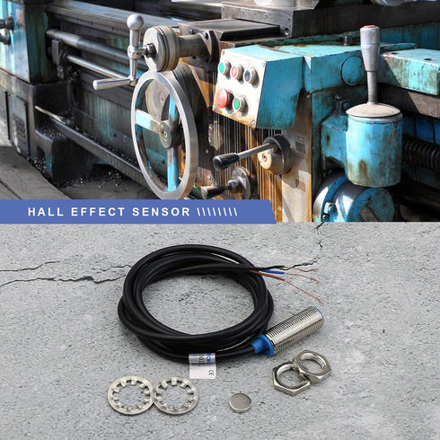 10mm Hall Effect Proximity Sensor Inductive Switch NPN NO?Normally Open) with Magnet DC5-30V NJK-5002C...