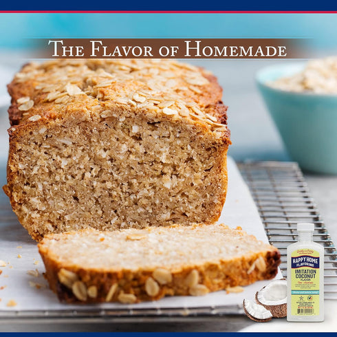 Happy Home Imitation Coconut Flavoring, Non-Alcoholic, Certified Kosher, 7 oz...