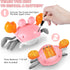 Crawling Crab Toy, Infant Tummy Time Baby Toys, Fun Interactive Dancing Walking Moving Toy Babies Sensory Induction Crabs with Music, Baby Toys Bo...