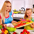 JOVITEC 8 Pcs Kid Cooking Kitchen Knife Set, Plastic Serrated Edges Children's Safe Chef Nylon Knives for Cutting Fruit Bread Cake Salad Lettuce K...